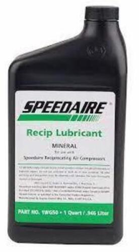 DESCRIPTION: (4) COMPRESSOR OIL BRAND/MODEL: SPEEDAIRE #1WG50 RETAIL$: $13.81 EA SIZE: 1 QT QTY: 4