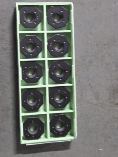 (10) CARBIDE MILLING INSERTS