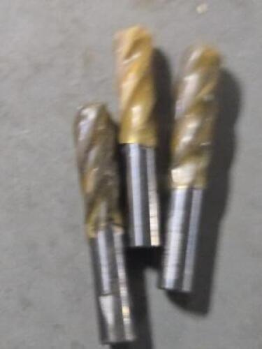 (3) SOLID CARBIDE SQ END MILL