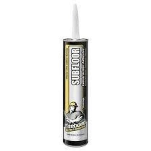 DESCRIPTION: (4) CONSTRUCTION ADHESIVE BRAND/MODEL: DAP SUBFLOOR #2PE27 INFORMATION: TAN SIZE: 10.03 OZ RETAIL$: $5.98 EAA QTY: 4