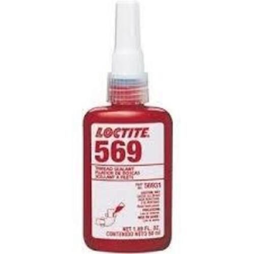 DESCRIPTION: (4) THREAD SEALANT BRAND/MODEL: LOCTITE 569 #135492 SIZE: 1.69 FL OZ RETAIL$: $50.67 EA QTY: 4