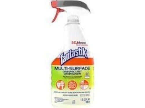 DESCRIPTION: (6) MULTI-SURFACE DISINFECTANT DEGREASER BRAND/MODEL: FANTASTIK SIZE: 1 QT RETAIL$: $21.00 EA QTY: 6