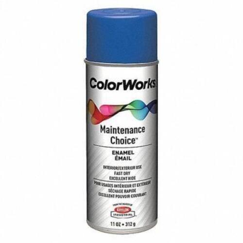 DESCRIPTION: (6) COLORWORKS SPRAY PAINT BRAND/MODEL: KRYLON INDUSTRIAL #54TH07 INFORMATION: ROYAL BLUE RETAIL$: $6.91 EA SIZE: 10 OZ QTY: 6