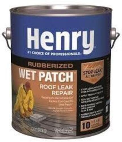 DESCRIPTION: (2) RUBBERIZED WET PATCH ROOF LEAK REPAIR BRAND/MODEL: HENRY #208R SIZE: 1 GALLON RETAIL$: $21.28 EA QTY: 2