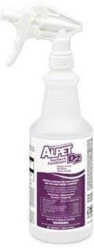 DESCRIPTION: (6) SURFACE SANITIZER BRAND/MODEL: ALPET D2 #36P191 SIZE: 1 QT RETAIL$: $25.00 EA QTY: 6