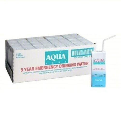 DESCRIPTION: (1) CASE OF (32 EMERGENCY DRINKING WATER RATIONS BRAND/MODEL: AQUA BLOX #492T86 RETAIL$: $38.05 EA QTY: 1