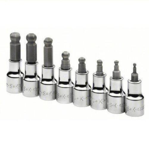 DESCRIPTION: (1) SOCKET BIT SET BRAND/MODEL: SK PROFESSIONAL #20K841 SIZE: 3/8 in Drive Size, 8 Pieces, 3 mm to 10 mm Range of Tip Sizes RETAIL$: $183