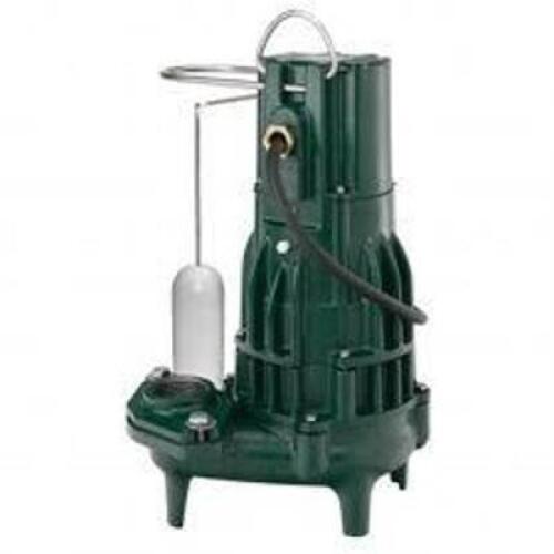 DESCRIPTION: (1) HIGH HEAD WASTE MATE CAST IRON SEWAGE PUMP BRAND/MODEL: ZOELLER #M292-F INFORMATION: MUST COME INSPECT SIZE: 1/2 HP High Head Waste-M