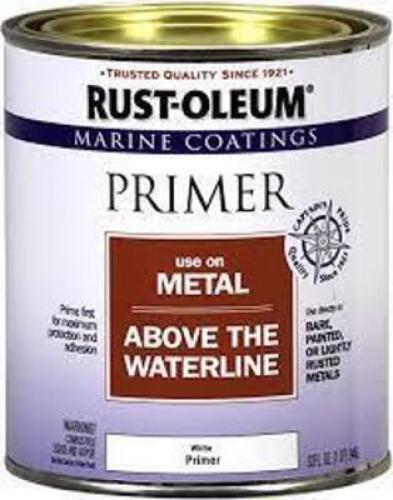 DESCRIPTION: (2) MARINE METAL PRIMER BRAND/MODEL: RUST-OLEUM INFORMATION: WHITE RETAIL$: $20.00 EA SIZE: 1 QT QTY: 2