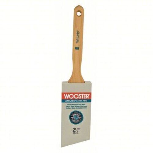 DESCRIPTION: (6) EXTRA FIRM ANGLED SASH PAINT BRUSH BRAND/MODEL: WOOSTER #43AC67 INFORMATION: WOODEN HANDLE SIZE: 2.5" RETAIL$: $20.58 EA QTY: 6