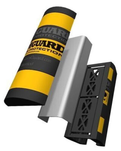 DESCRIPTION: (2) COLUMN PROTECTION BRAND/MODEL: RAMGUARD #9752291 INFORMATION: BLACK RUBBER RETAIL$: $62.35 EA QTY: 2