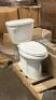 1.28 GPF WHITE ELONGATED TOILET PACK