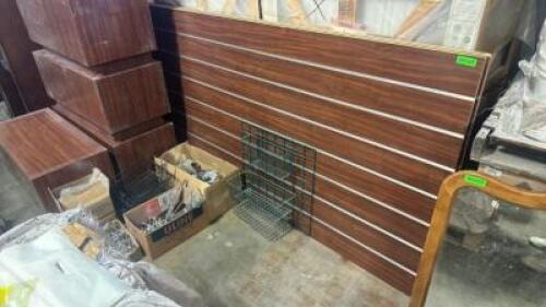 (3) - WALL RACKING PIECES WITH HARDWARE