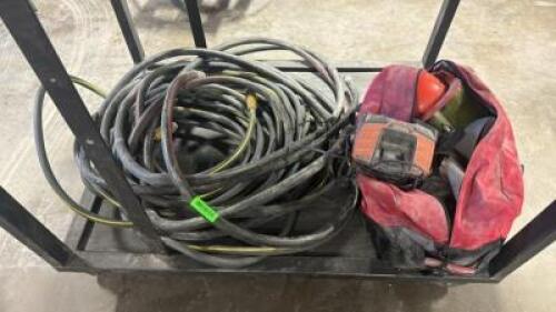 GARDEN HOSE WITH ASSORTED SAFETY TOOLS
