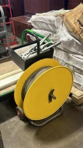 BANDING CART WITH CONTENTS