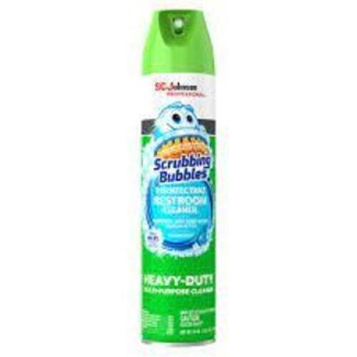 DESCRIPTION: (3) DISINFECTANT CLEANER BRAND/MODEL: SCRUBBING BUBBLES #313358 INFORMATION: NO SCENT RETAIL$: $5.29 EA SIZE: 25 OZ QTY: 3