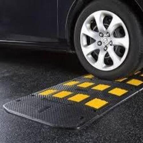DESCRIPTION: (2) SPEED HUMP ENDS BRAND/MODEL: GUARDIAN #DH-SP-21-E SIZE: 2' RETAIL$: $50.00 EA QTY: 2