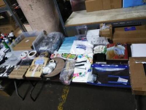 DESCRIPTION: (1) TABLE OF MISC PARTS BRAND/MODEL: MANY INFORMATION: MUST COME INSPECT SIZE: WHOLE TABLE AS 1 LOT QTY: 1