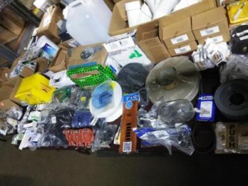 DESCRIPTION: (1) TABLE OF MISC PARTS BRAND/MODEL: MANY INFORMATION: MUST COME INSPECT SIZE: WHOLE TABLE AS 1 LOT QTY: 1