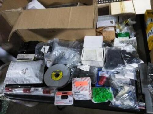 DESCRIPTION: (1) TABLE OF MISC PARTS BRAND/MODEL: MANY INFORMATION: MUST COME INSPECT SIZE: WHOLE TABLE AS 1 LOT QTY: 1