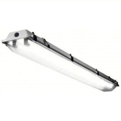 DESCRIPTION: (4) CHANNEL STRIP FLUORESCENT FIXTUREBRAND/MODEL: LITHONIA LIGHTING #38GT85SIZE: 52" LONGRETAIL$: $200.00 EAQTY: 4