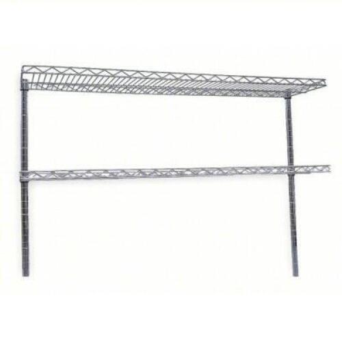 DESCRIPTION: (2) CANTILEVER SHELF BRAND/MODEL: PRODUCT NUMBER #4UEN8 INFORMATION: GALVANIZED STEEL, GRAY SIZE: 60" X 12" X 1-5/8" RETAIL$: $54.42 EA Q