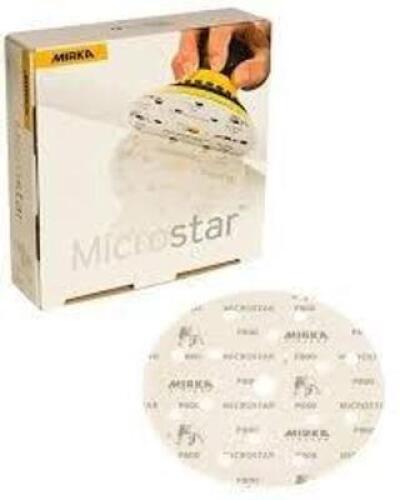 DESCRIPTION: (4) BOXES OF (50) MICROSTAR FILM BACKED ABRASIVE DISCSBRAND/MODEL: MIRKA #FM-608-1500SIZE: 3"RETAIL$: $28.90 EAQTY: 4