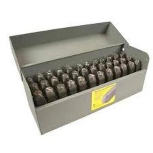 DESCRIPTION: (1) STEEL STAMP LETTER SET WITH CASE BRAND/MODEL: C.H. HANSON #20627 SIZE: 3/8" RETAIL$: $267.88 EA QTY: 1