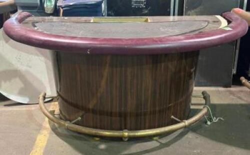 DESCRIPTION: REAL CASINO POKER TABLE ADDITIONAL INFORMATION: NEEDS NEW FELT LOCATION: SECOND FLOOR. THIS LOT IS: ONE MONEY QTY: 1
