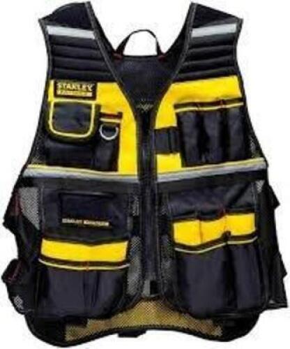 DESCRIPTION: (3) TOOL VESTS BRAND/MODEL: STANLEY FATMAX INFORMATION: YELLOW RETAIL$: $60.00 EA QTY: 3