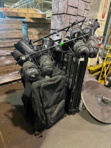 DESCRIPTION: STAGE LIGHTING SYSTEM WITH HARDWARE LOCATION: SECOND FLOOR. THIS LOT IS: ONE MONEY QTY: 1