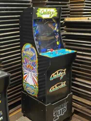 DESCRIPTION: STAND UP RETRO ARCADE MACHINE BRAND / MODEL: ARCADE UP ADDITIONAL INFORMATION: SEE PHOTOS FOR CONSOLES INSTALLED GAMES. SIZE: APPROX. 4'