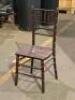 DESCRIPTION: (10) - MAHOGANY WOOD CHIAVARI CHAIRS LOCATION: FIRST FLOOR THIS LOT IS: SOLD BY THE PIECE QTY: 10 - 4