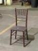 DESCRIPTION: (10) - MAHOGANY WOOD CHIAVARI CHAIRS LOCATION: FIRST FLOOR THIS LOT IS: SOLD BY THE PIECE QTY: 10 - 6
