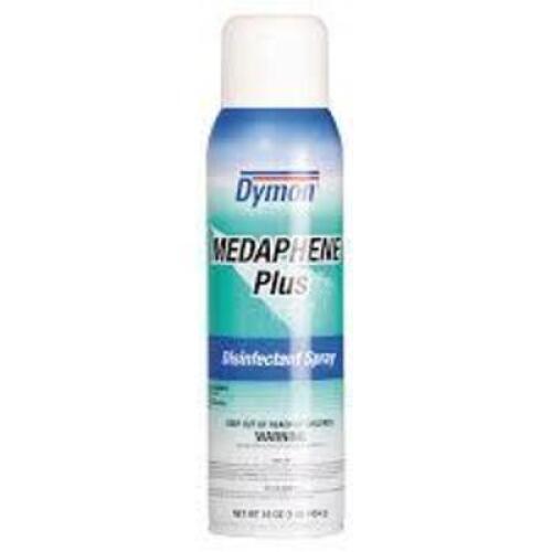 DESCRIPTION: (6) DISINFECTANT SPRAY BRAND/MODEL: DYMON MEDAPHENE PLUS #ITW35720 RETAIL$: $6.00 EA SIZE: 15 OZ QTY: 6