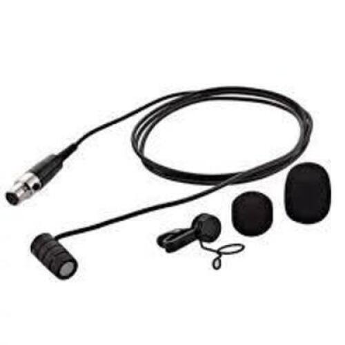 DESCRIPTION: (1) CARDIOID LAVALIER MICROPHONE BRAND/MODEL: SHURE #WL185 INFORMATION: BLACK, RF FILTERING RETAIL$: $139.00 EA QTY: 1