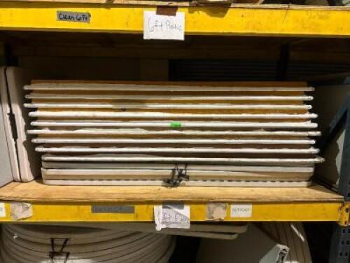 DESCRIPTION: (13) - ASSORTED TABLES ADDITIONAL INFORMATION: WOOD AND PLASTIC. SEE PHOTOS. SIZE: 6' LOCATION: FIRST FLOOR THIS LOT IS: SOLD BY THE PIEC