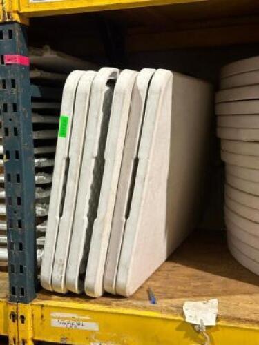 DESCRIPTION: (4) - PLASTIC FOLDING TABLES SIZE: 8' LOCATION: FIRST FLOOR THIS LOT IS: SOLD BY THE PIECE QTY: 4