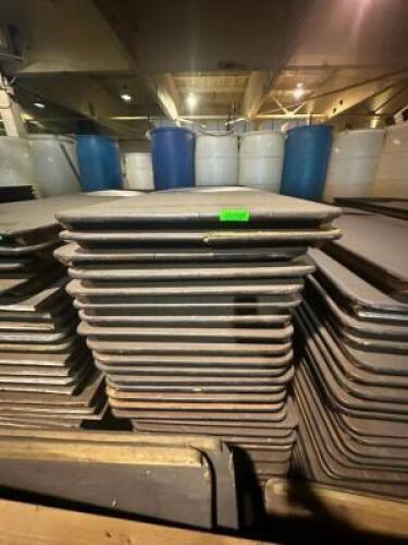 DESCRIPTION: (30) - WOOD FOLDING TABLES ADDITIONAL INFORMATION: PALLETIZED SIZE: 8' LOCATION: SECOND FLOOR. THIS LOT IS: SOLD BY THE PIECE QTY: 30