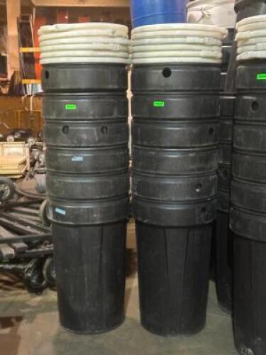 DESCRIPTION: (12) - CUSTOM STACKING TANK BARRELS / 55 GALLON WITH TOPS LOCATION: SECOND FLOOR. THIS LOT IS: SOLD BY THE PIECE QTY: 12