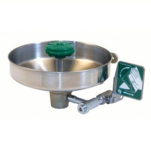 DESCRIPTION: (1) EYE--FACE WASH WALL MOUNT BRAND/MODEL: HAWS #4HRW7 SIZE: Std, Wall Mnt, Eyes and Face Coverage, Uncovered, Stainless Steel Bowl RETAI