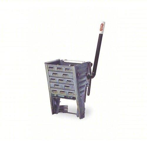 DESCRIPTION: (1) MOP WRINGER BRAND/MODEL: TOUGH GUY #2W316 SIZE: Side Press, Steel, For Mop Size 40 oz, Silver, Compatible with 2W317/2W318 RETAIL$: $