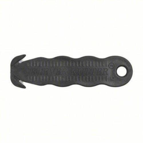 DESCRIPTION: (5) PACKS OF (10) SAFETY CUTTER BRAND/MODEL: KLEVER #3ZGK9 SIZE: 4 5/8 in Overall Lg, Contoured Handle, Textured, Steel, Black, RETAIL$: