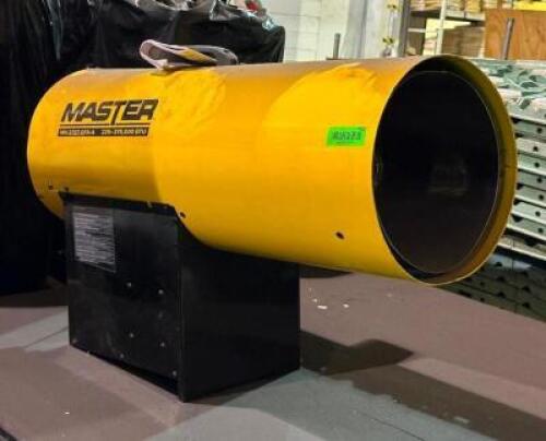 DESCRIPTION: PORTABLE HEATER BRAND / MODEL: MASTER ADDITIONAL INFORMATION: 375K BTU LOCATION: SECOND FLOOR. THIS LOT IS: ONE MONEY QTY: 1