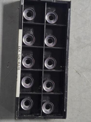 DESCRIPTION: (10) CARBIDE MILLING INSERTS BRAND/MODEL: K-TOOL RCEB-325 X33 RETAIL$: $152.60 QTY: 10