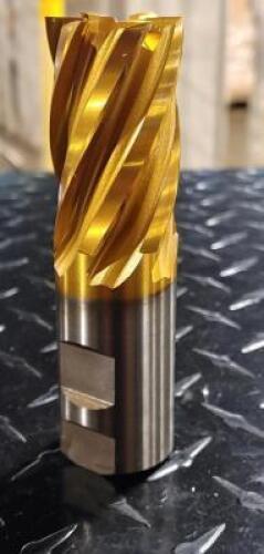 DESCRIPTION: (1) HSS 6 FLUTE SQUARE END MILL BRAND/MODEL: HERTEL 41120239 RETAIL$: $113.26 SIZE: 1*1/4 DIA. 2" LOC QTY: 1