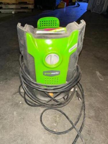 DESCRIPTION: GREENWORKS PRESSURE WASHER ADDITIONAL INFORMATION: NO WAND LOCATION: LEVEL 1 QTY: 1