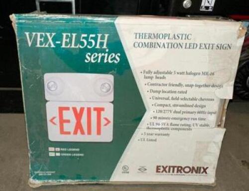 DESCRIPTION: LED EXIT SIGN LOCATION: LEVEL 1 QTY: 1