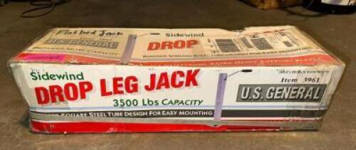 DESCRIPTION: 3500LB DROP LEG JACK LOCATION: LEVEL 1 QTY: 1