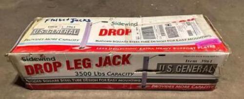 DESCRIPTION: 3500LB DROP LEG JACK LOCATION: LEVEL 1 QTY: 1